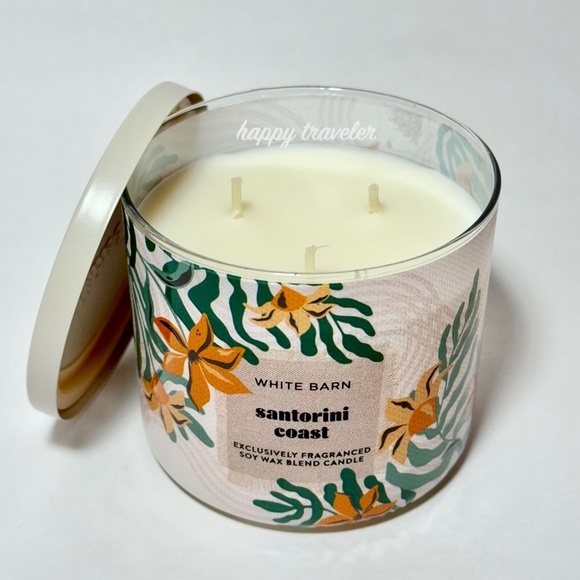 SANTORINI COAST 3 Wick Candle - Picture 3 of 3